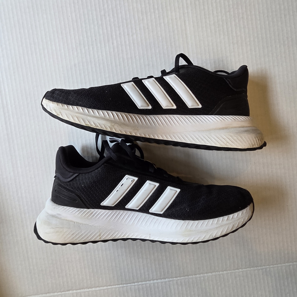 Adidas Black and White Running Shoes Men 8 1/2
